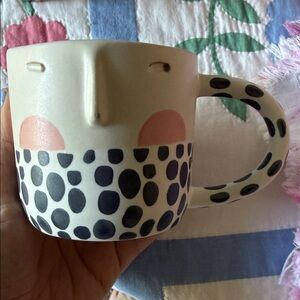 ANTHROPOLOGIE FOTINI TIKKOU FACE MUG